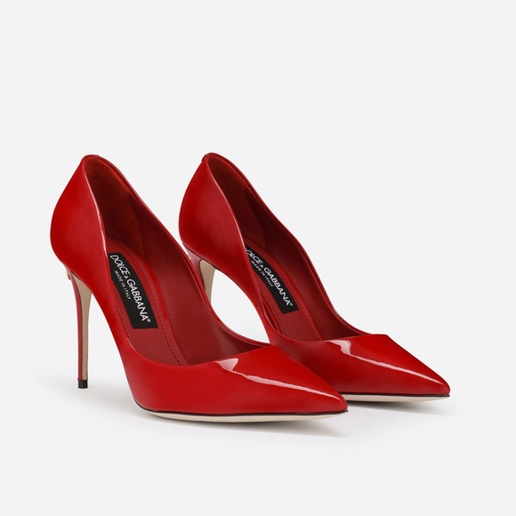 Dolce & Gabbana Shoes Nwt Dg Red Patent Leather Pumps Poshmark